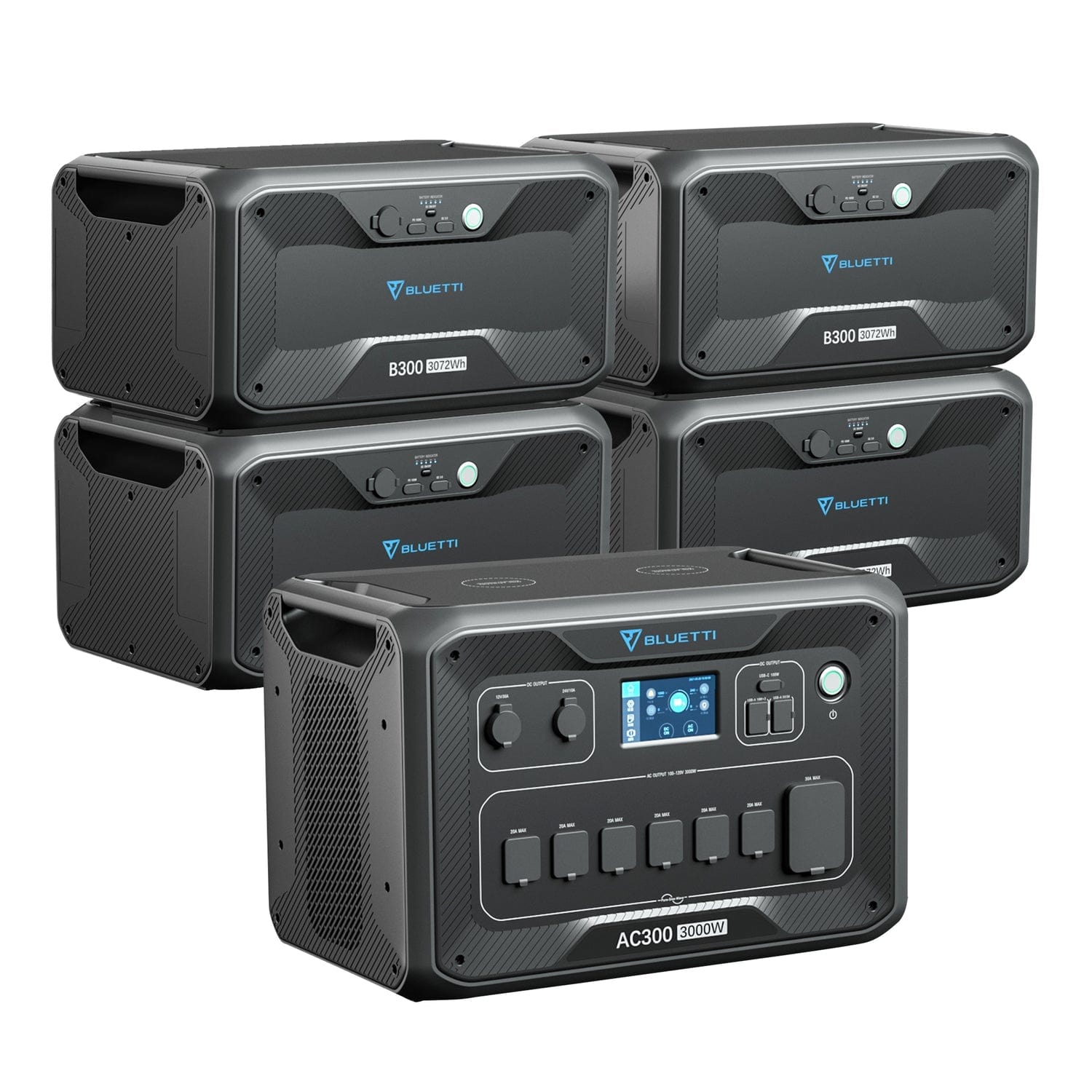 BLUETTI AC300 with B300 Extra Battery Home Battery Backup