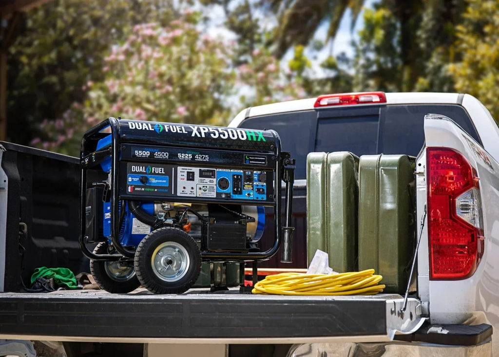 Duromax 5,500 Watt Dual Fuel Portable HX Generator w/ CO Alert