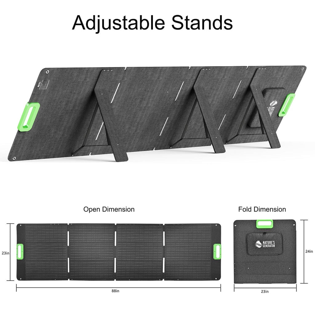 Nature’s Generator 200W Folding Solar Panel