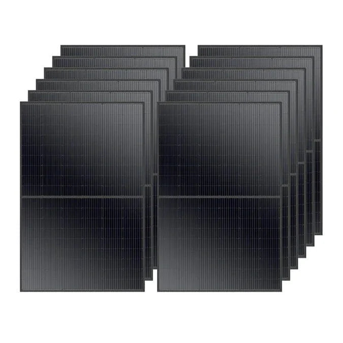 MEGA 410 Watt Monocrystalline Solar Panel | High Efficiency | Black Mono-facial Module | Grid-Tie | Off-Grid