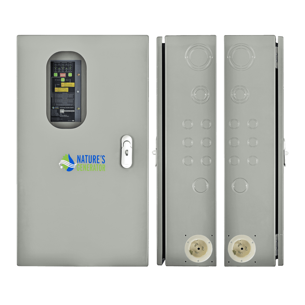 50A Automatic Transfer Switch for Solar & Home Backup Power (Up to 24 Circuits)