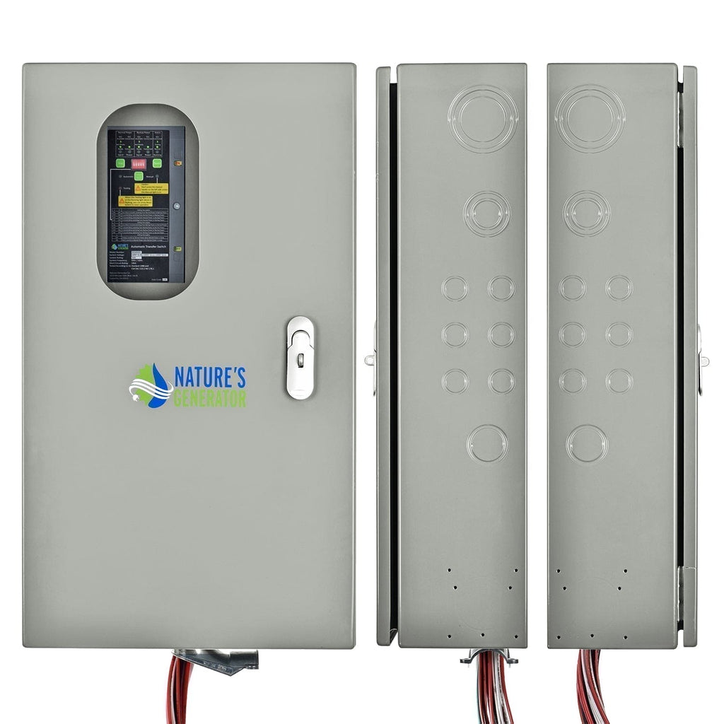 50A Automatic Transfer Switch for Solar & Home Backup Power (Up to 24 Circuits)