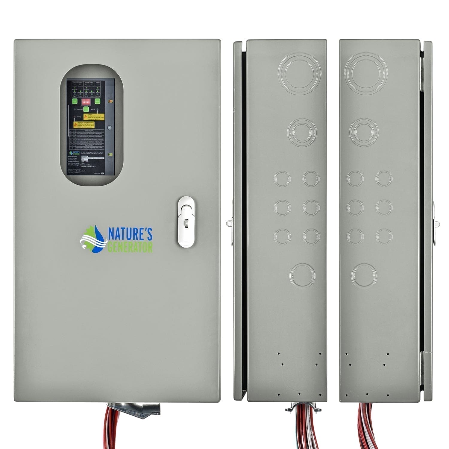 50A Automatic Transfer Switch for Solar & Home Backup Power (Up to 24 Circuits)