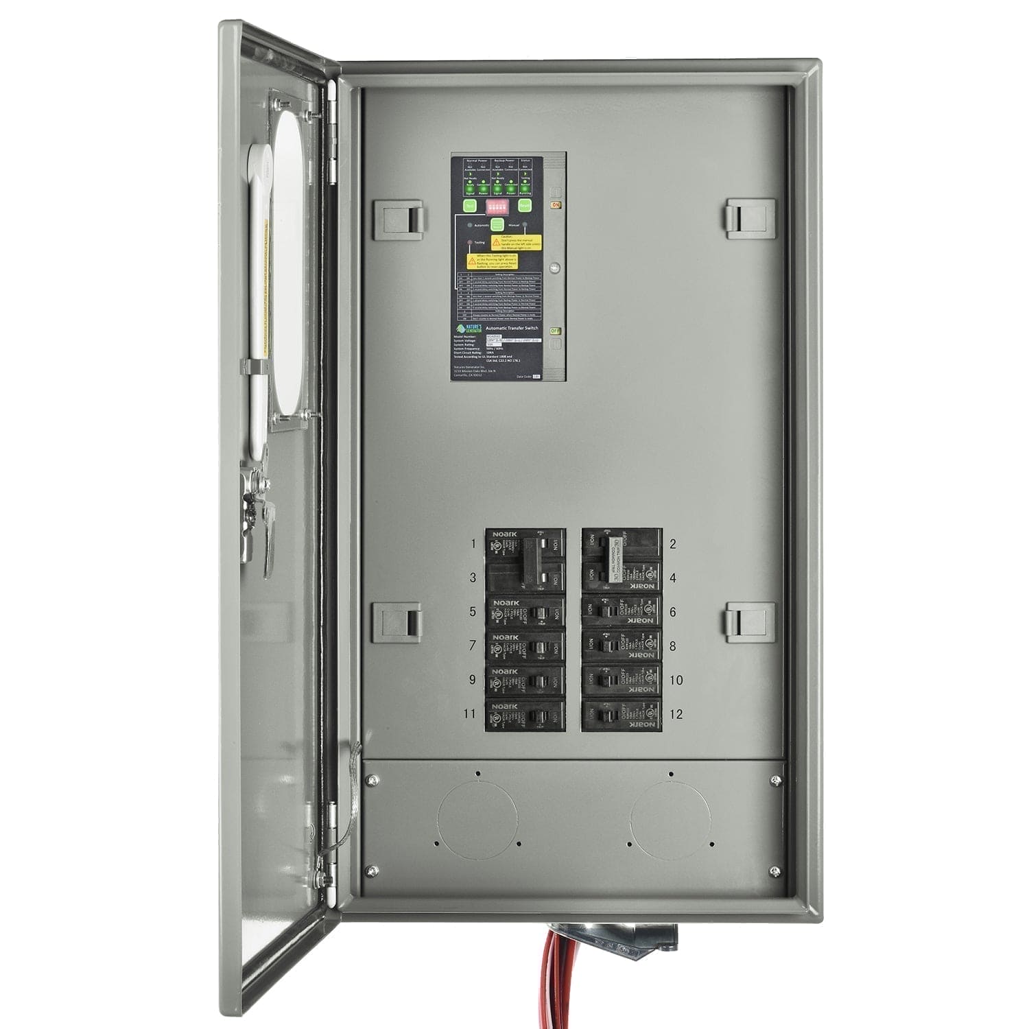 50A Automatic Transfer Switch for Solar & Home Backup Power (Up to 24 Circuits)