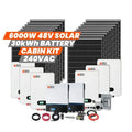 Rich Solar 6000W 48V 240V Cabin Kit Complete Solar Power System