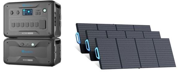 BLUETTI AC300 with B300 Extra Battery Home Battery Backup