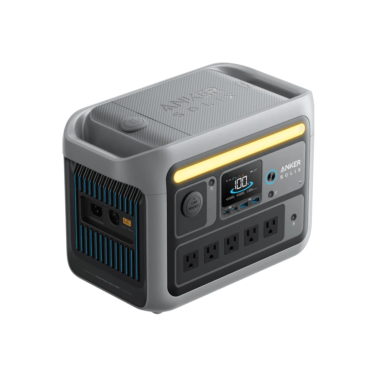 Anker SOLIX C800 Plus Portable Power Station 768Wh | 1200W