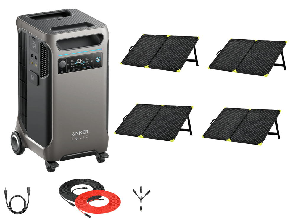 Anker F3800 + 200W Solar Panels