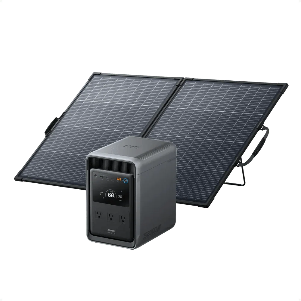 Anker SOLIX S2000 2010Wh Portable Power Station | 1500W LiFePO4 Solar Generator