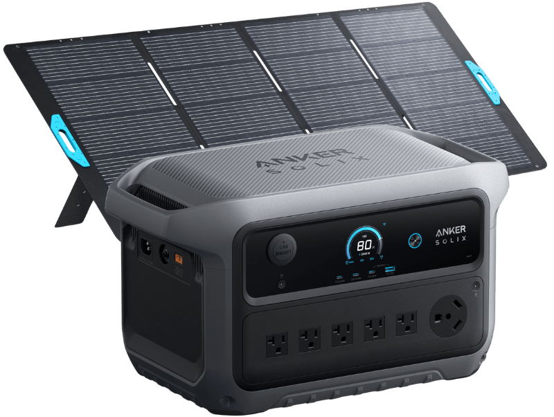 Anker C2000 Gen 2 Combo Packages | Solar, Expansion & Car Charger Bundles