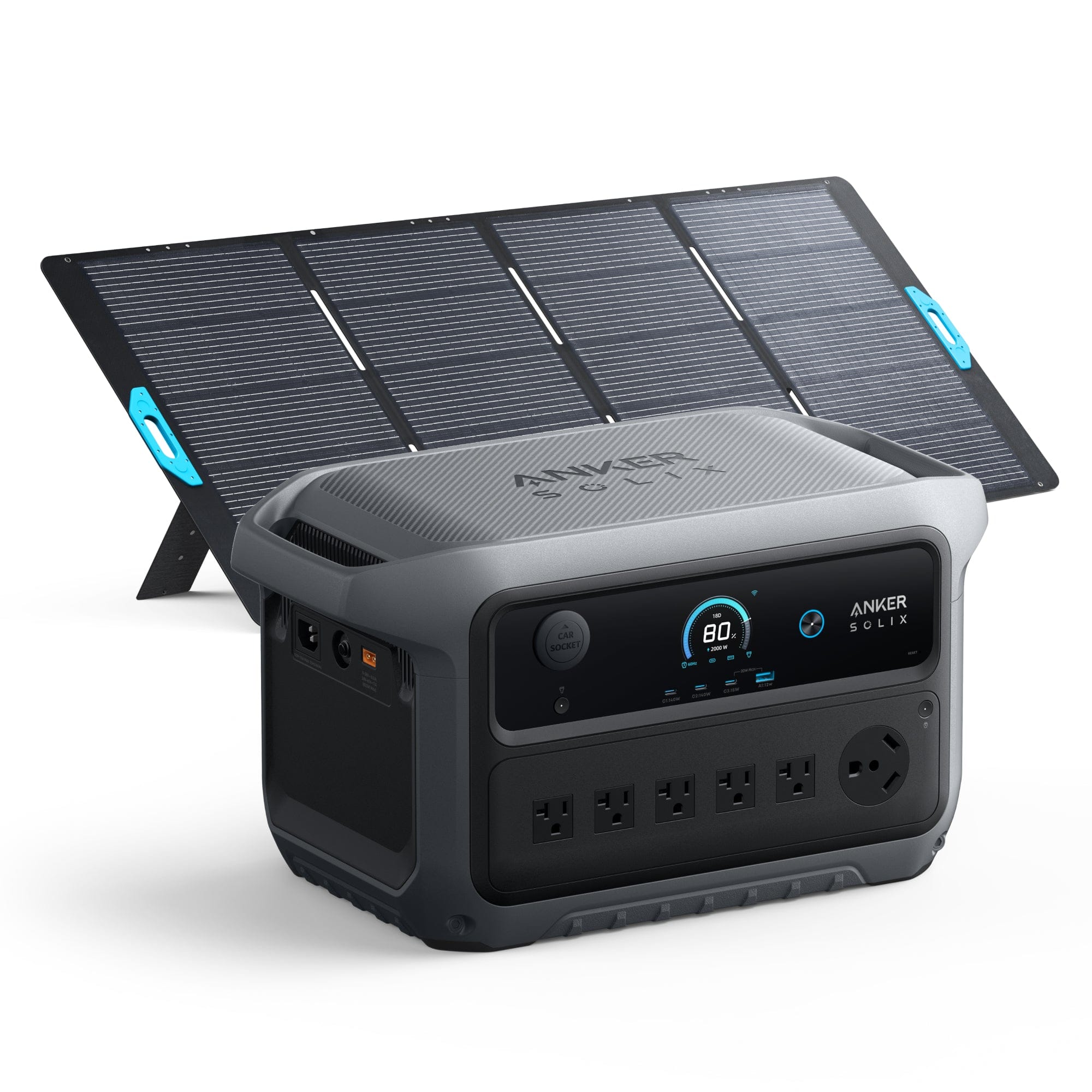 Anker C2000 Gen 2 Combo Packages | Solar, Expansion & Car Charger Bundles