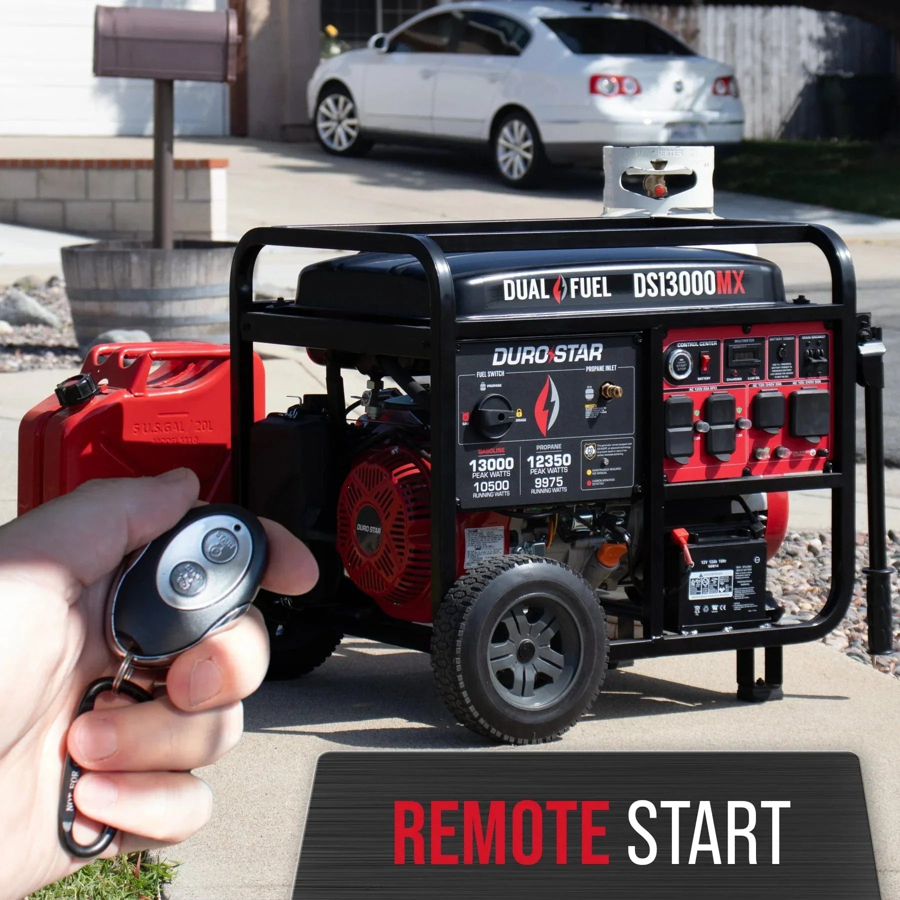 DuroStar DS13000MX 13,000W Dual Fuel Generator w/ CO Alert – AllProGenerators