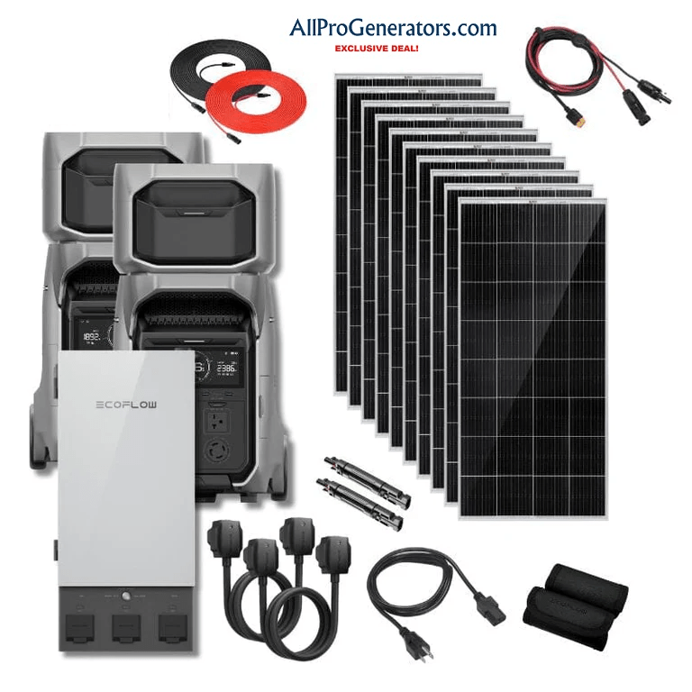 EcoFlow DELTA Pro 3 + 200W Solar Panels