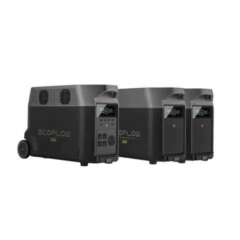 EcoFlow DELTA Pro Portable Power Station With 2X Delta Pro Extra Batteries and 1200 Watts of Solar