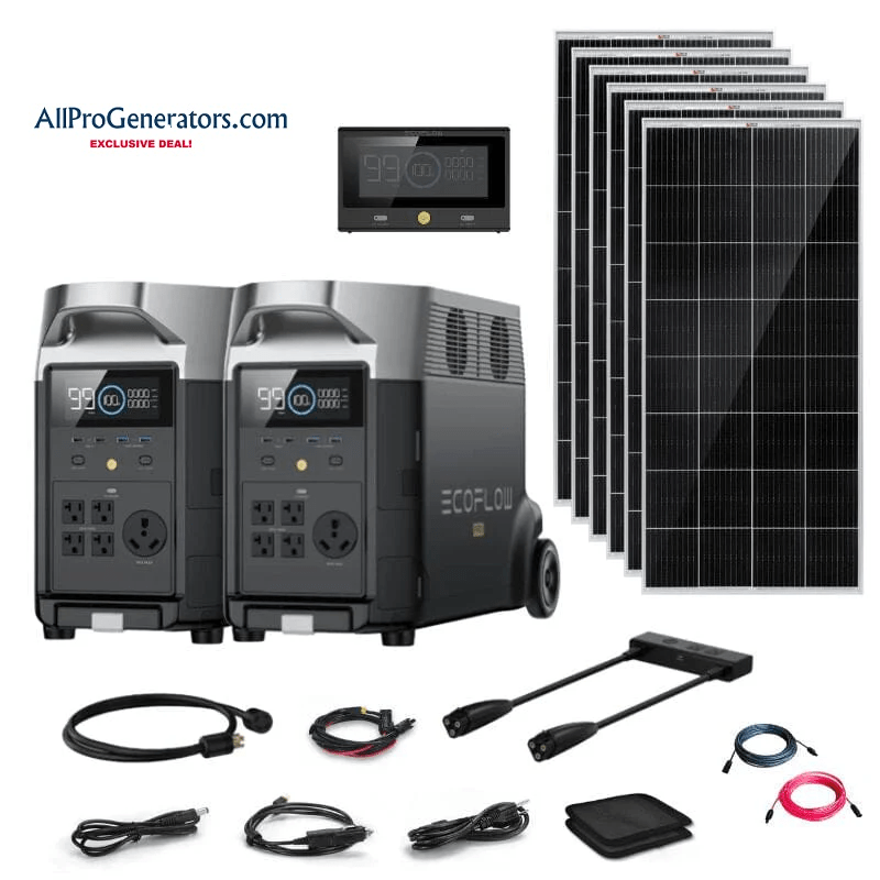 Ecoflow DELTA PRO Power Station -With Solar Panel Kits