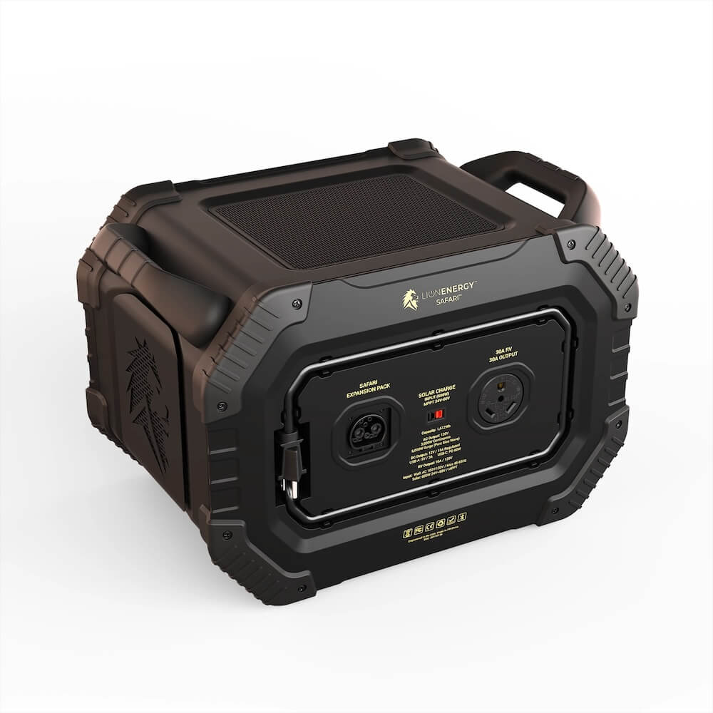 LION ENERGY SAFARI – Solar Generator | Portable Lithium Power Station