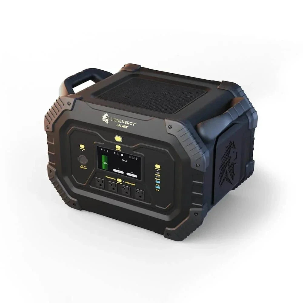 LION ENERGY SAFARI – Solar Generator | Portable Lithium Power Station