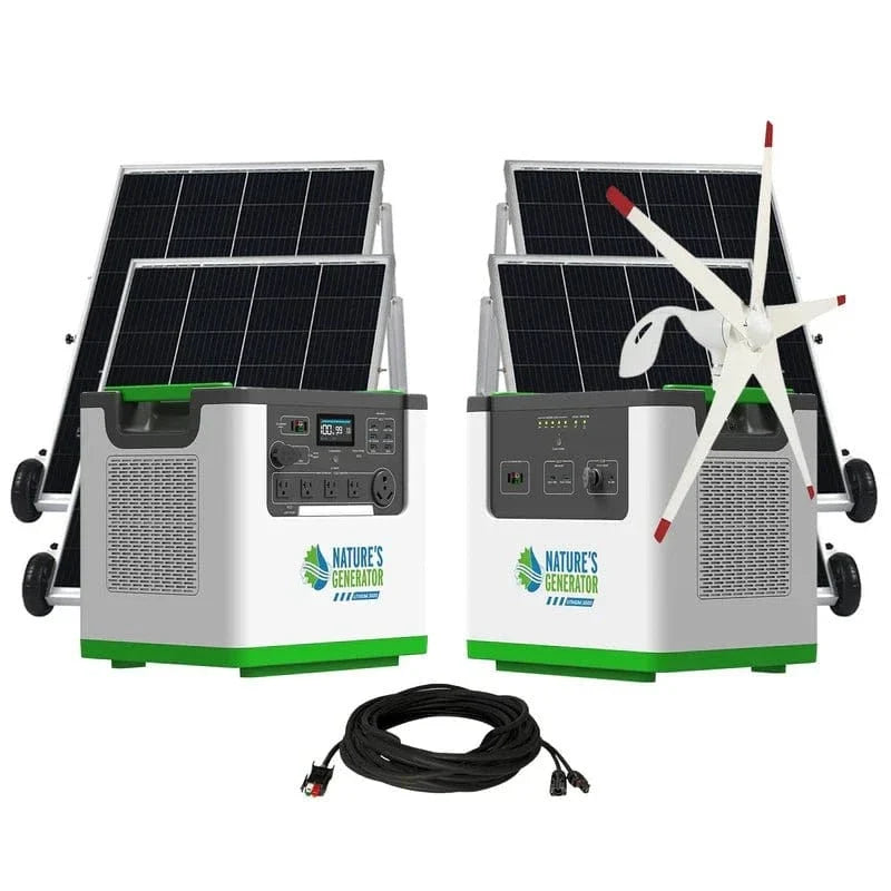 Nature's Generator Lithium 3600 Solar and Wind Generator