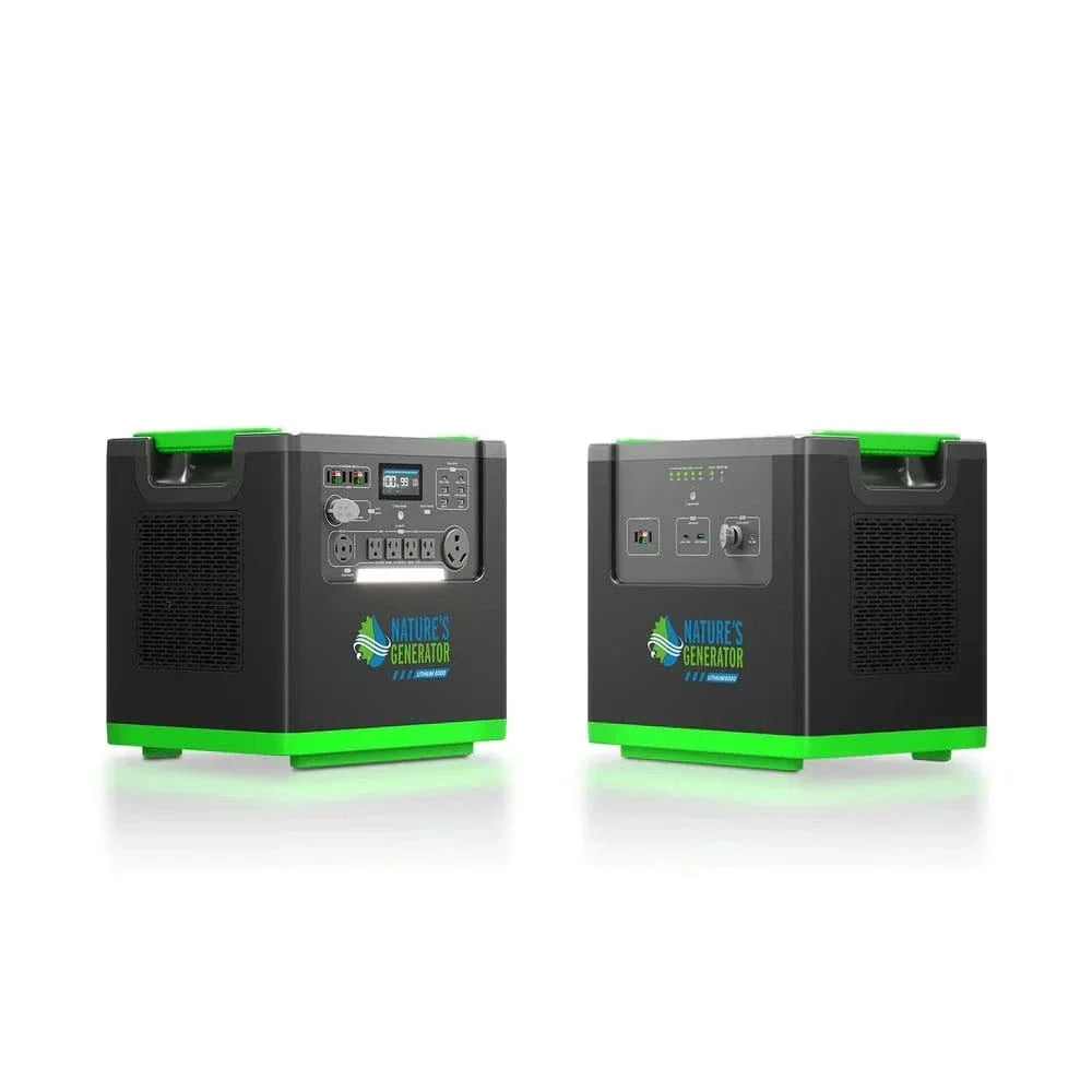 Nature's Generator Lithium 6000 with Solar Panel