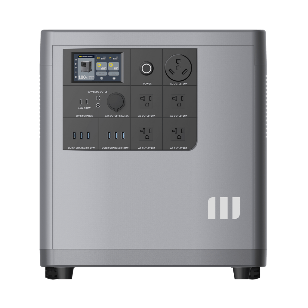 Mango Power E Portable Power Station- Solar Generator Kit