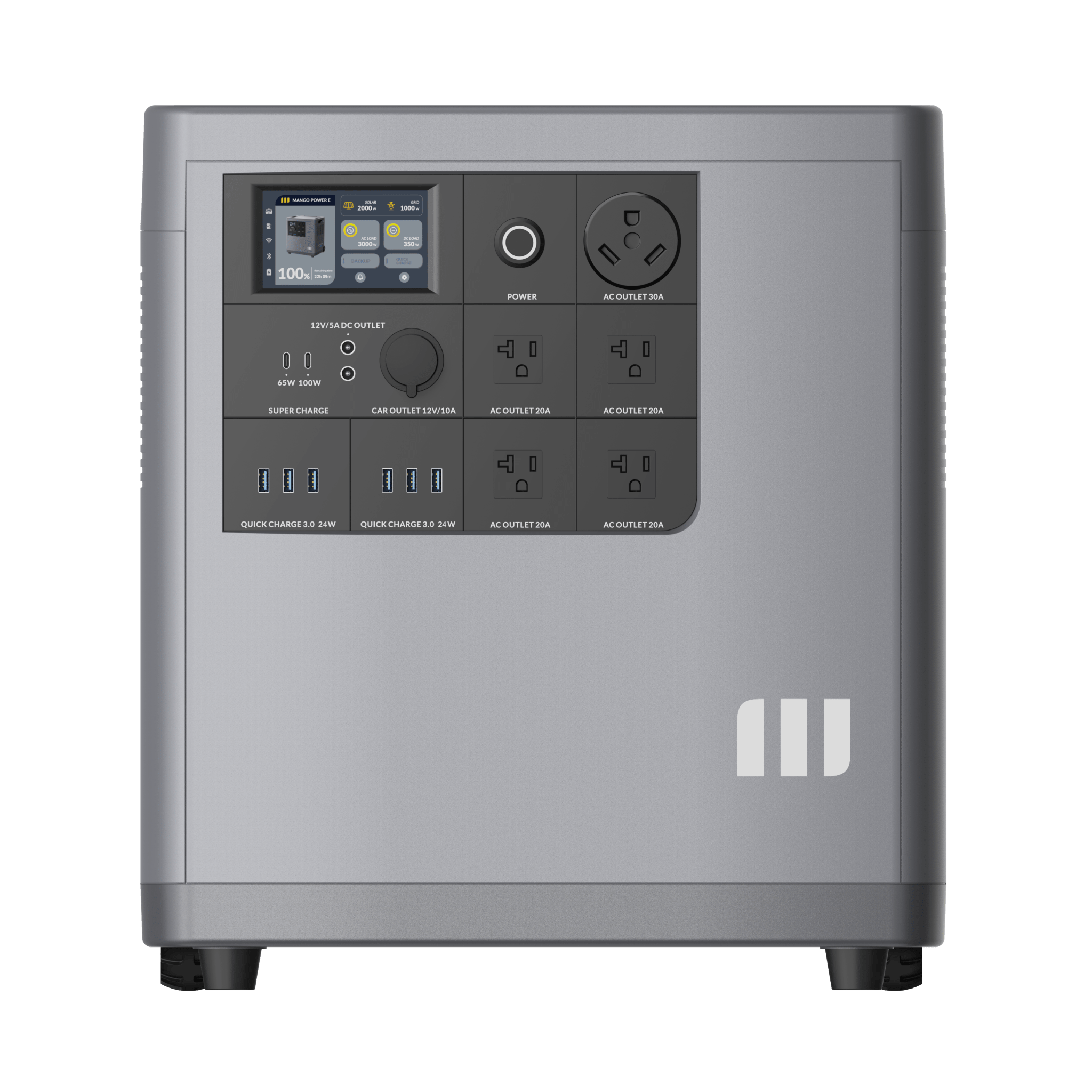Mango Power E Portable Power Station- Solar Generator Kit