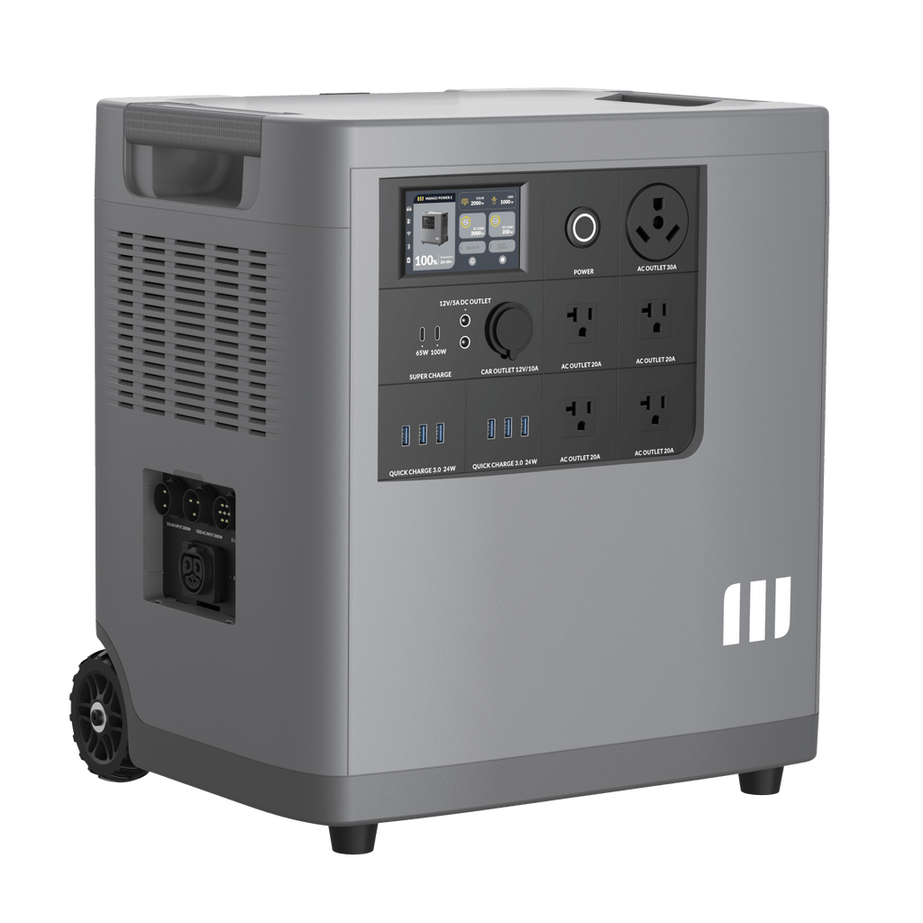 Mango Power E Portable Power Station- Solar Generator Kit