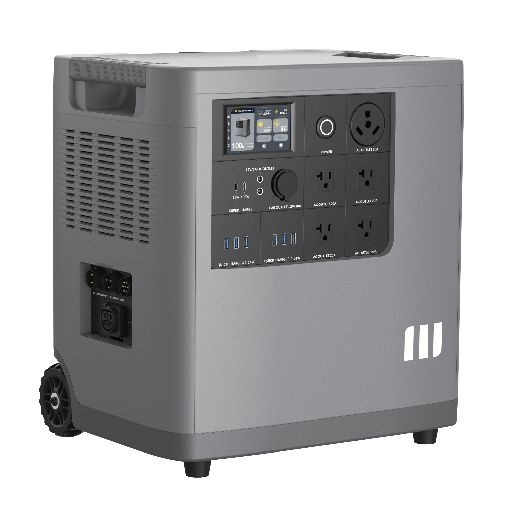 Mango Power E Portable Power Station- Solar Generator Kit