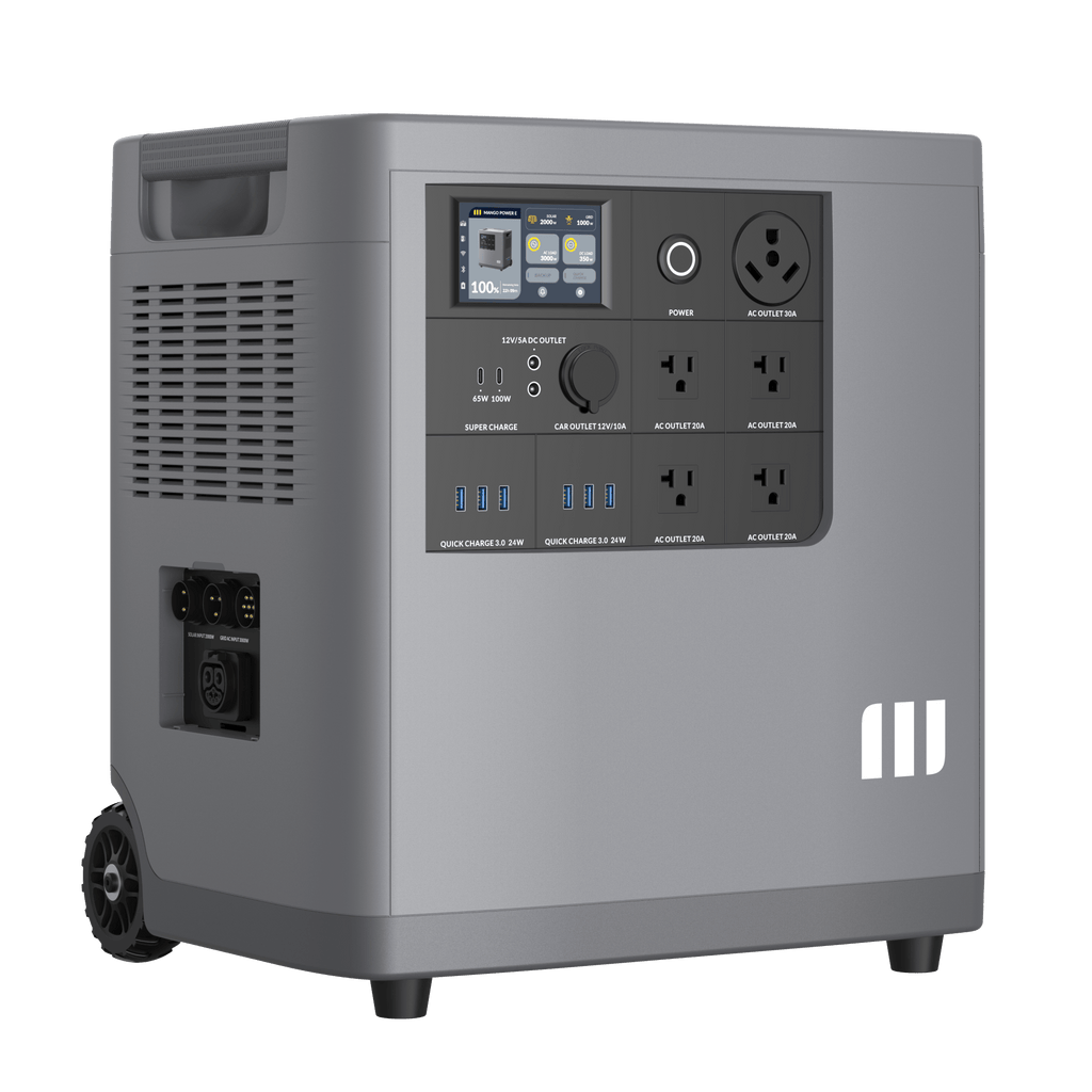Mango Power E Portable Power Station- Solar Generator Kit