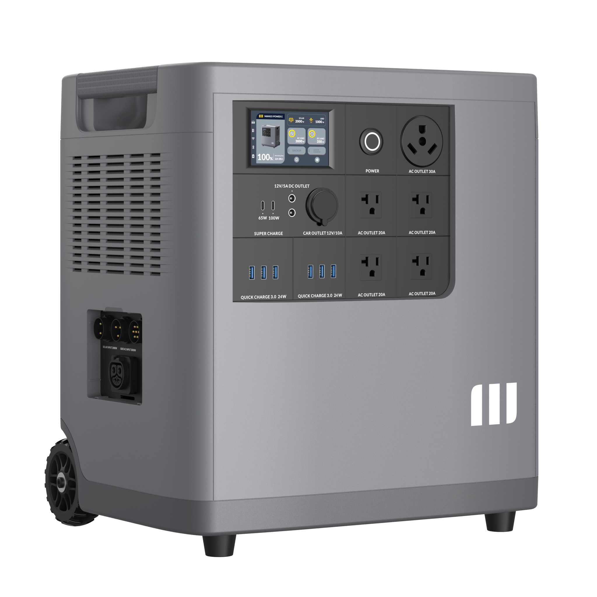 Mango Power E Portable Power Station- Solar Generator Kit