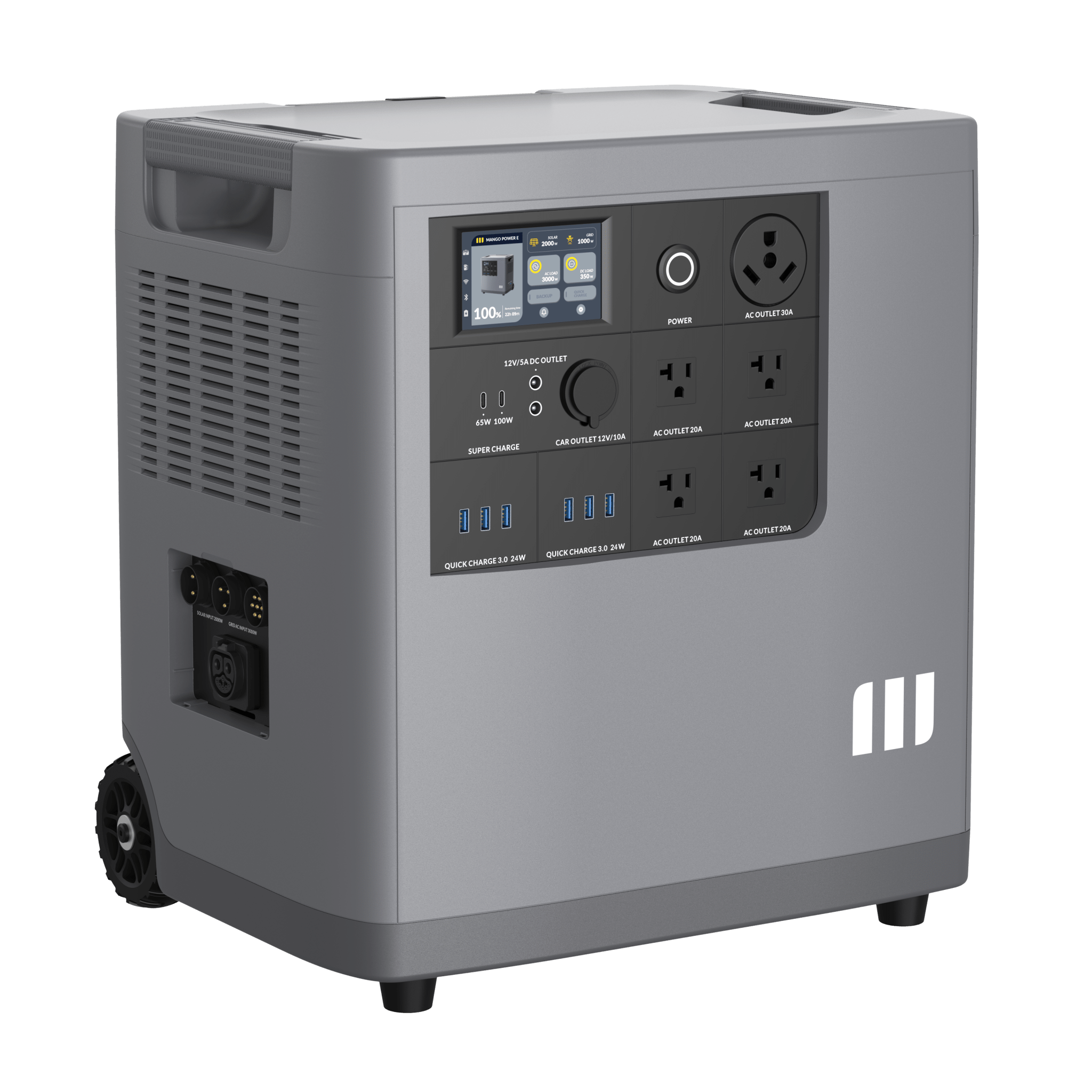 Mango Power E Portable Power Station- Solar Generator Kit