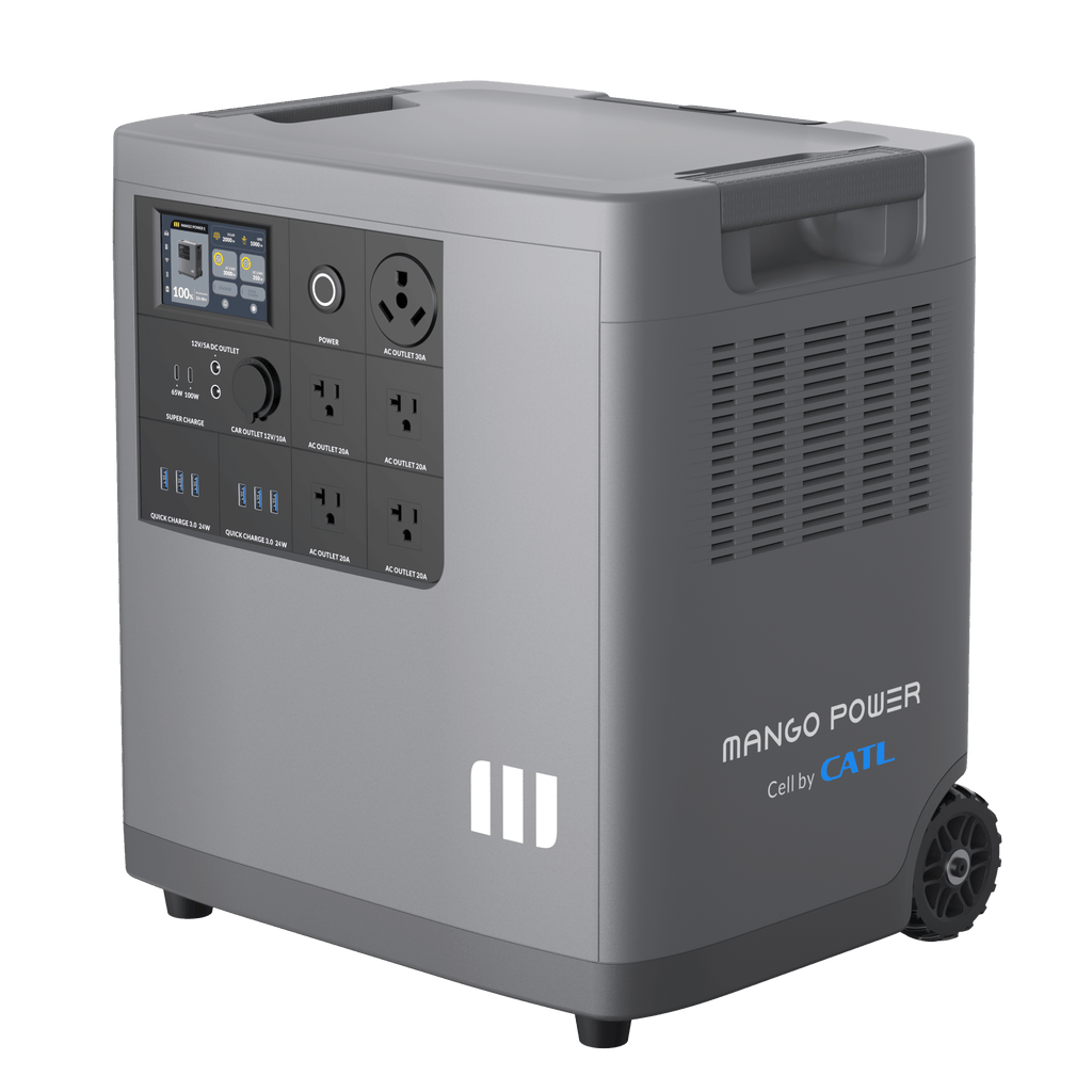 Mango Power E Portable Power Station- Solar Generator Kit