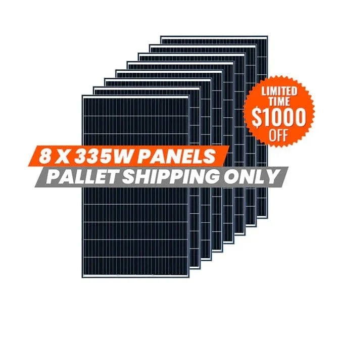 Ecoflow Delta Pro X2 - 21,600 Watt-Hour with 2,680 Watts of Solar Complete Solar Generator