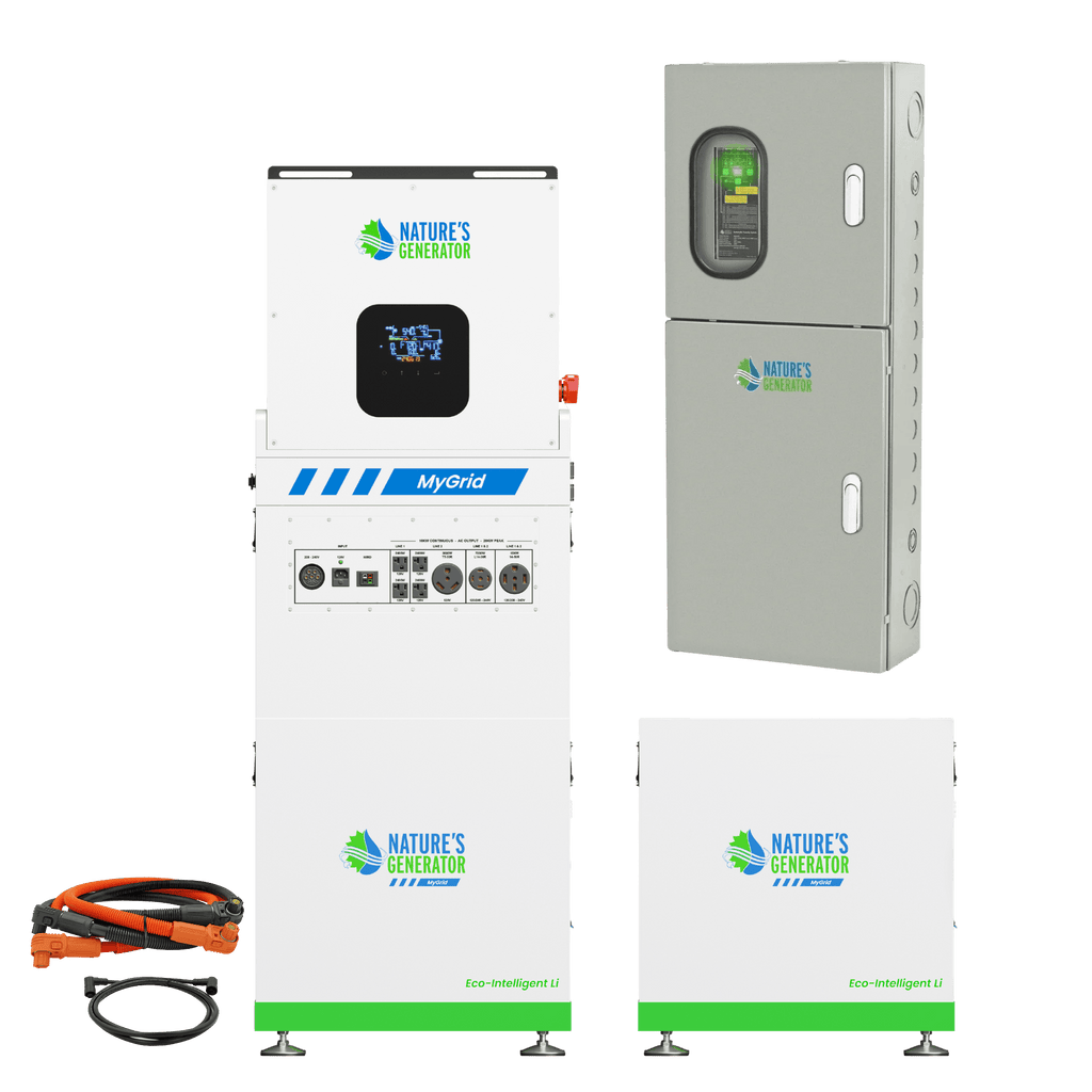 Nature's Generator MyGrid 10K with Transfer Switch for House Battery Backup