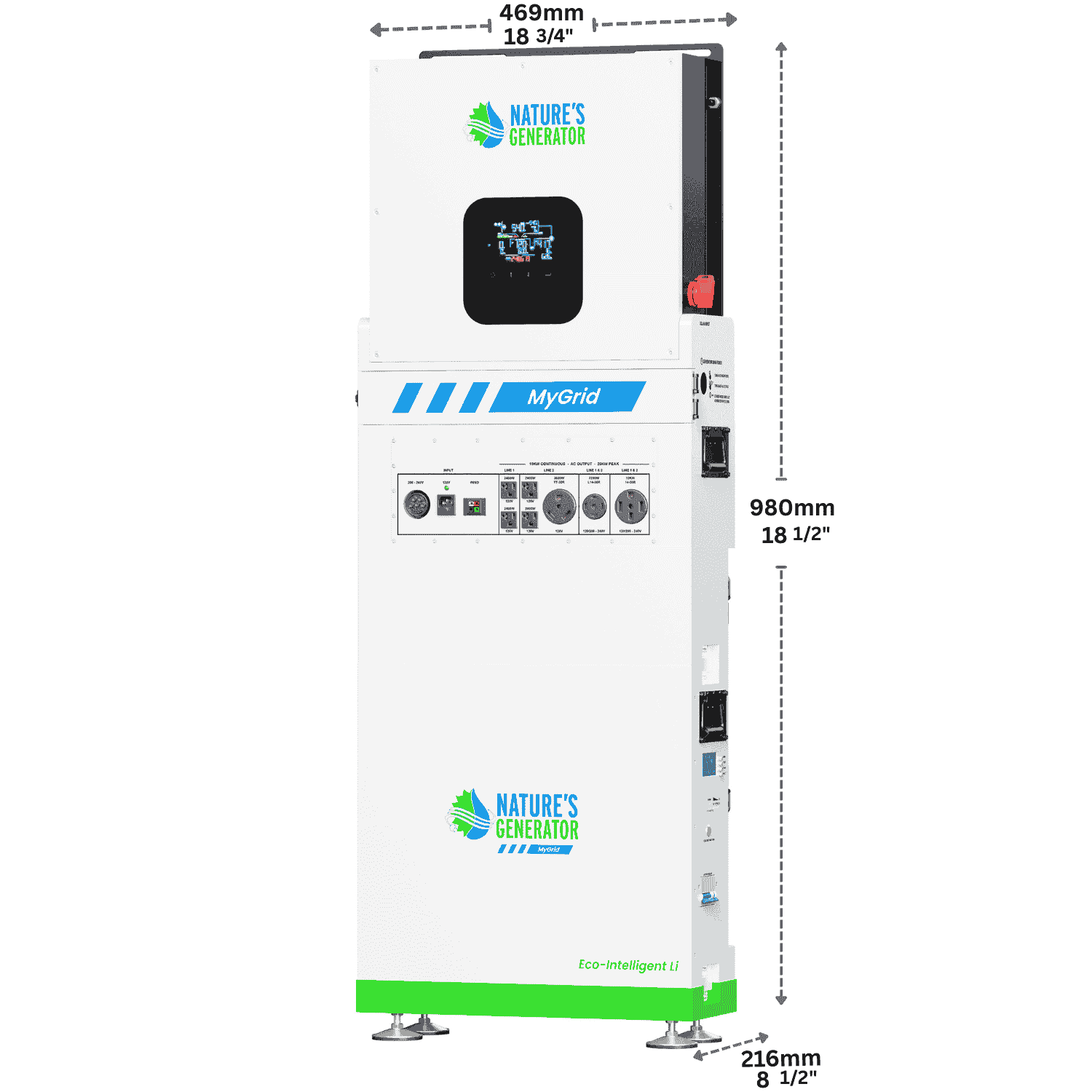 Nature's Generator MyGrid 10K Solar Generator for Home