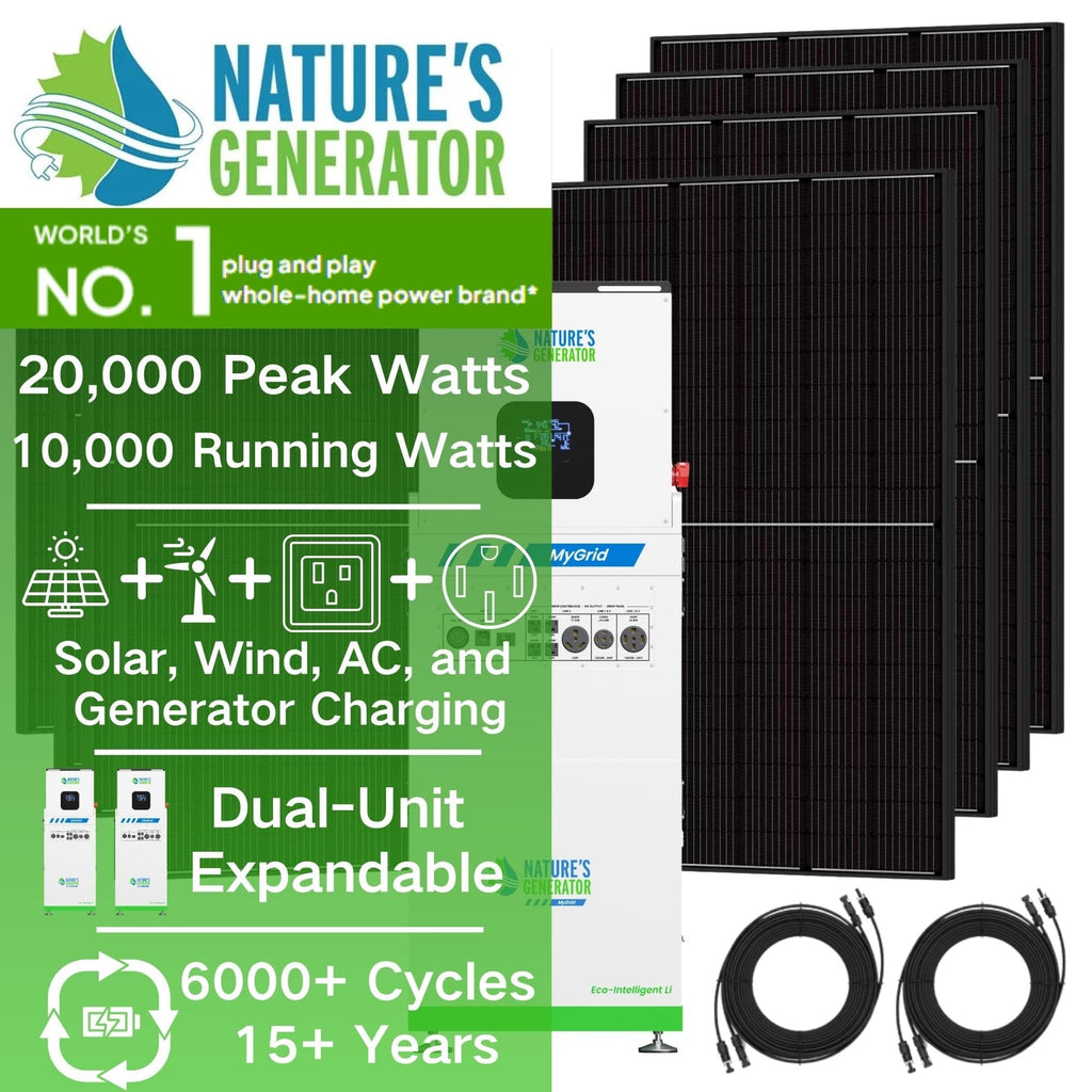 Nature's Generator MyGrid 10K Solar Generator for Home