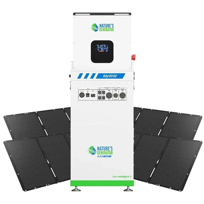 Nature's Generator MyGrid 10K With Solar Panels