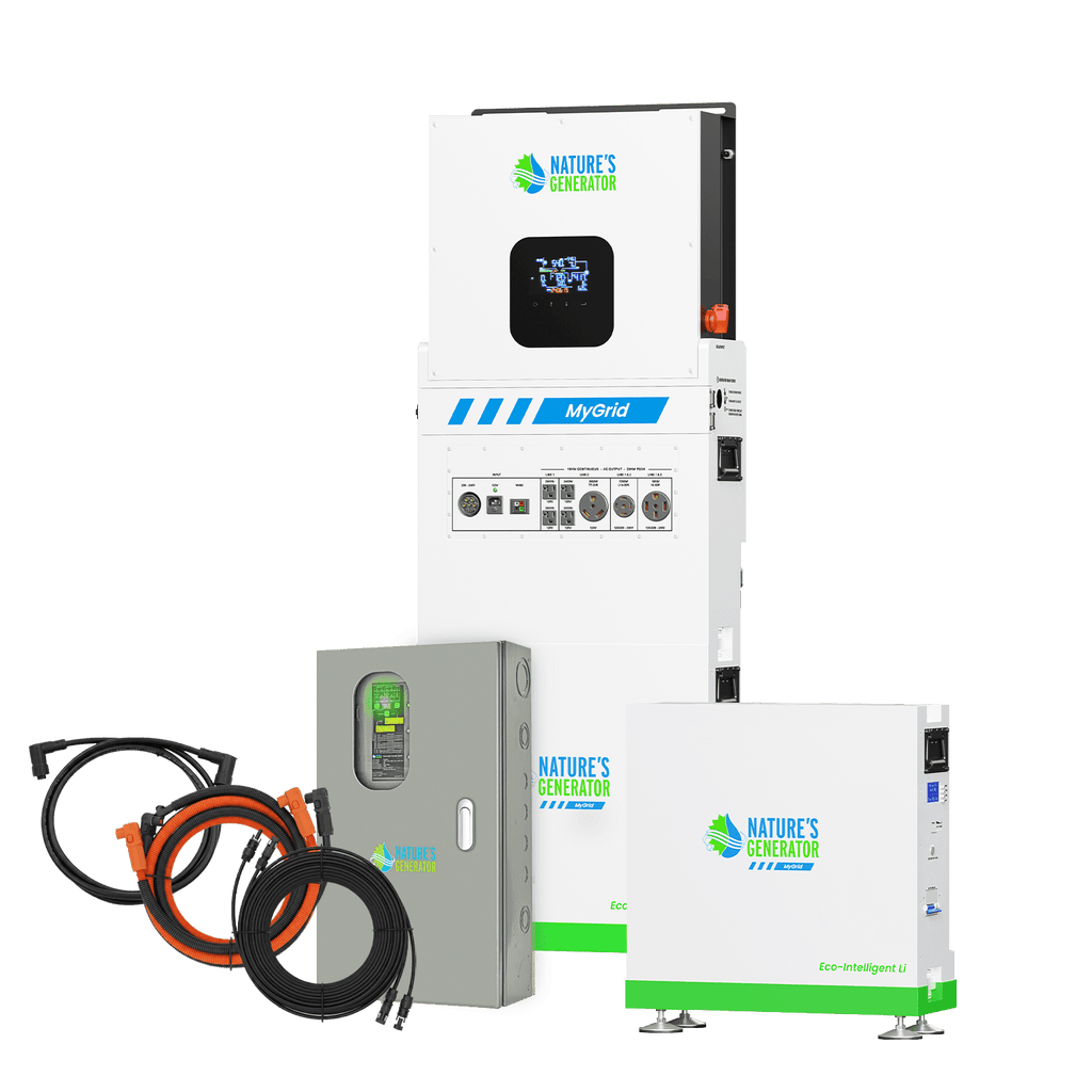 Nature's Generator MyGrid 10K with Transfer Switch for House Battery Backup