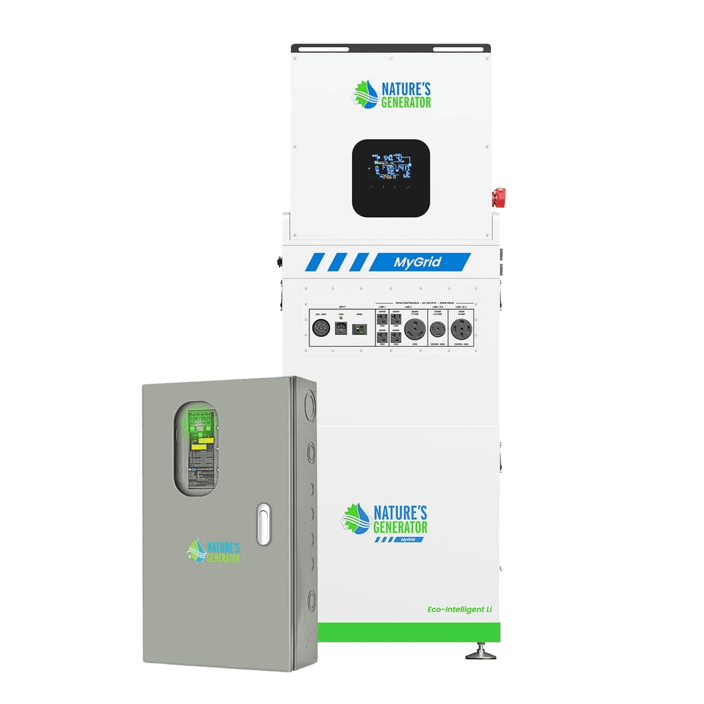 Nature's Generator MyGrid 10K with Transfer Switch for House Battery Backup