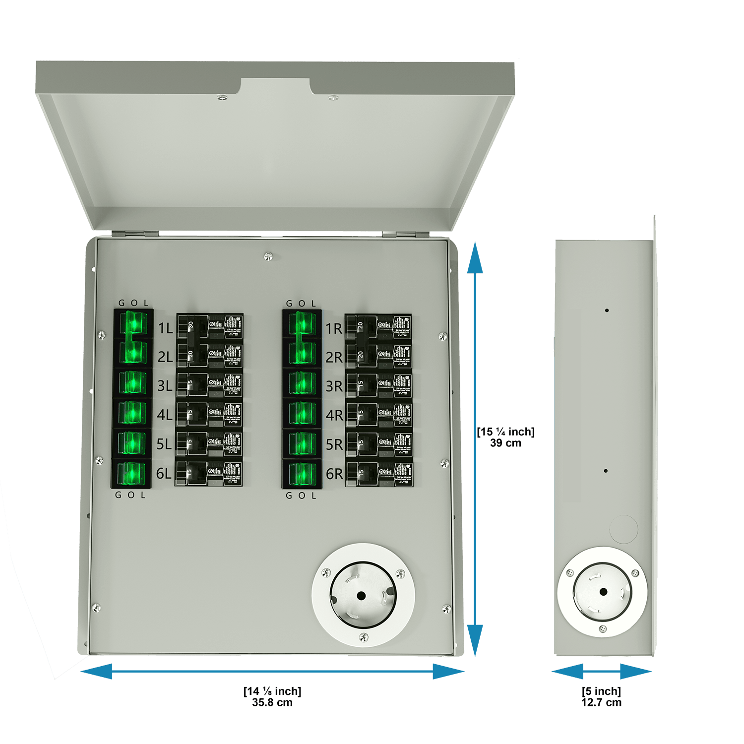 Nature's Generator Powerhouse Gen 2 Solar Generator and Transfer Switch