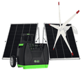 Nature's Generator Elite Gold WE System – Solar & Wind Generator