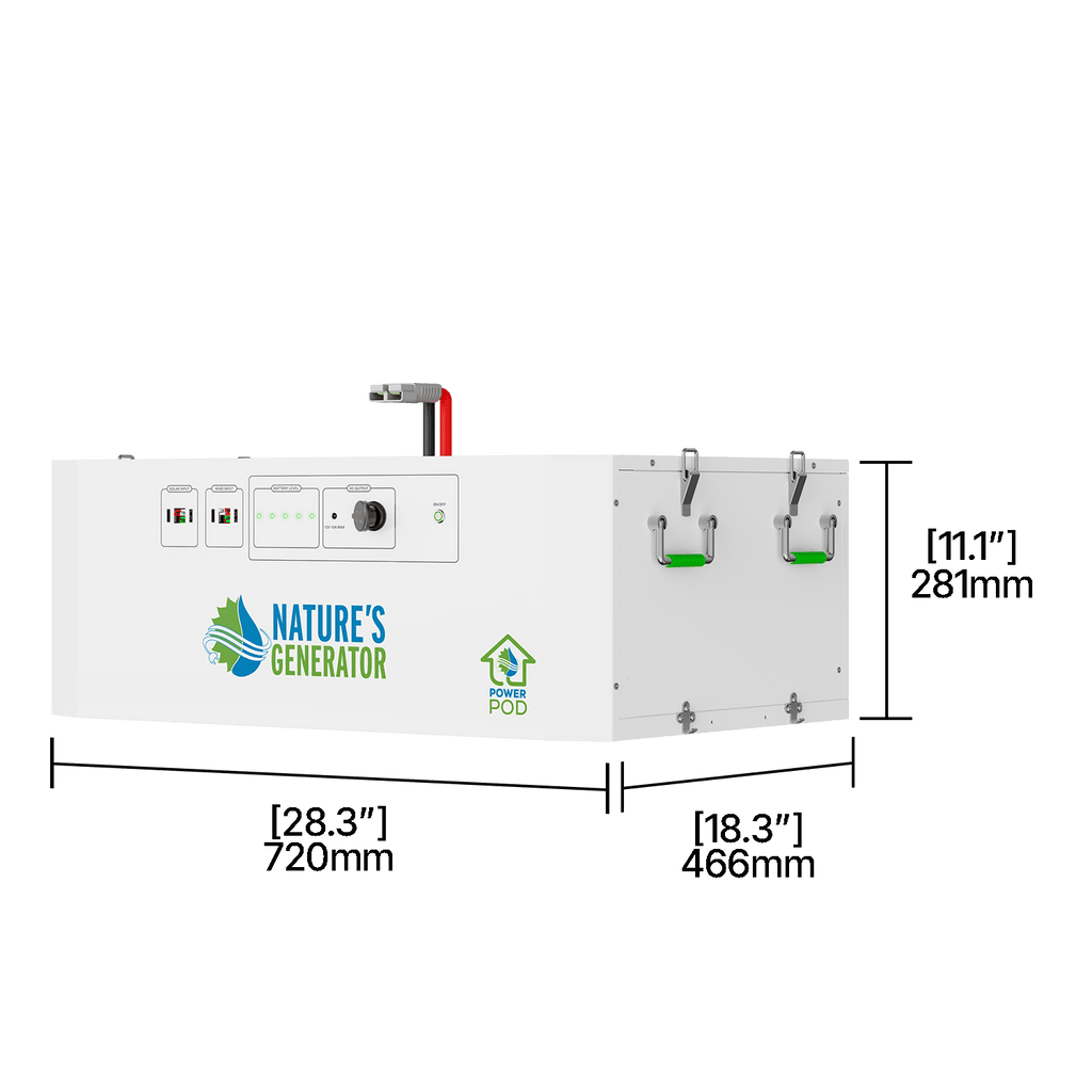 Nature's Generator Powerhouse Gen 2 Solar Generator and Transfer Switch