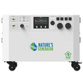 Nature's Generator Powerhouse Gen 2 Whole Home Generator | 7200W Portable Power Station