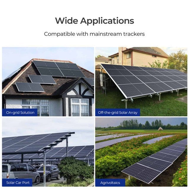 2PCS Bifacial 450 Watt Monocrystalline Solar Panel
