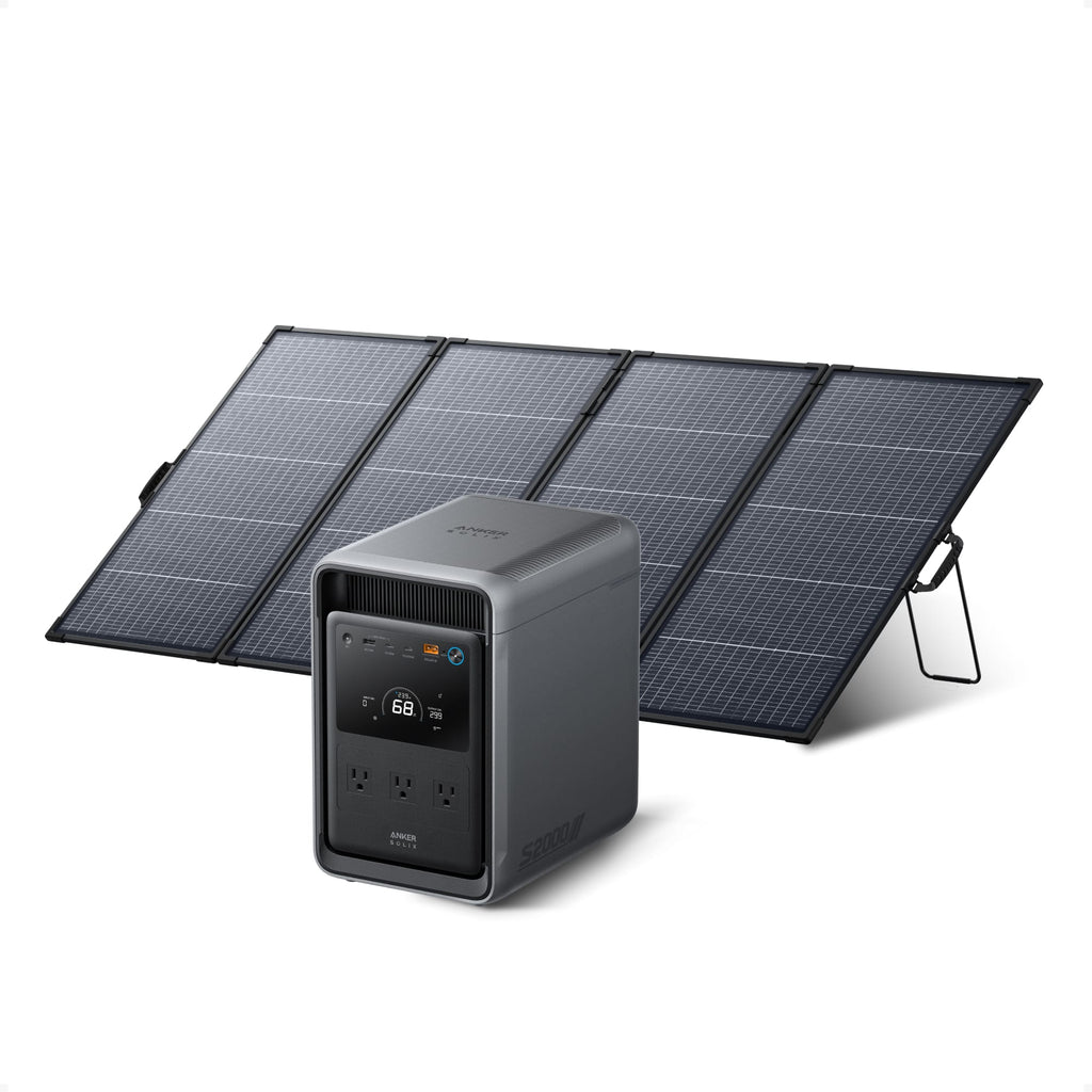 Anker SOLIX S2000 2010Wh Portable Power Station | 1500W LiFePO4 Solar Generator