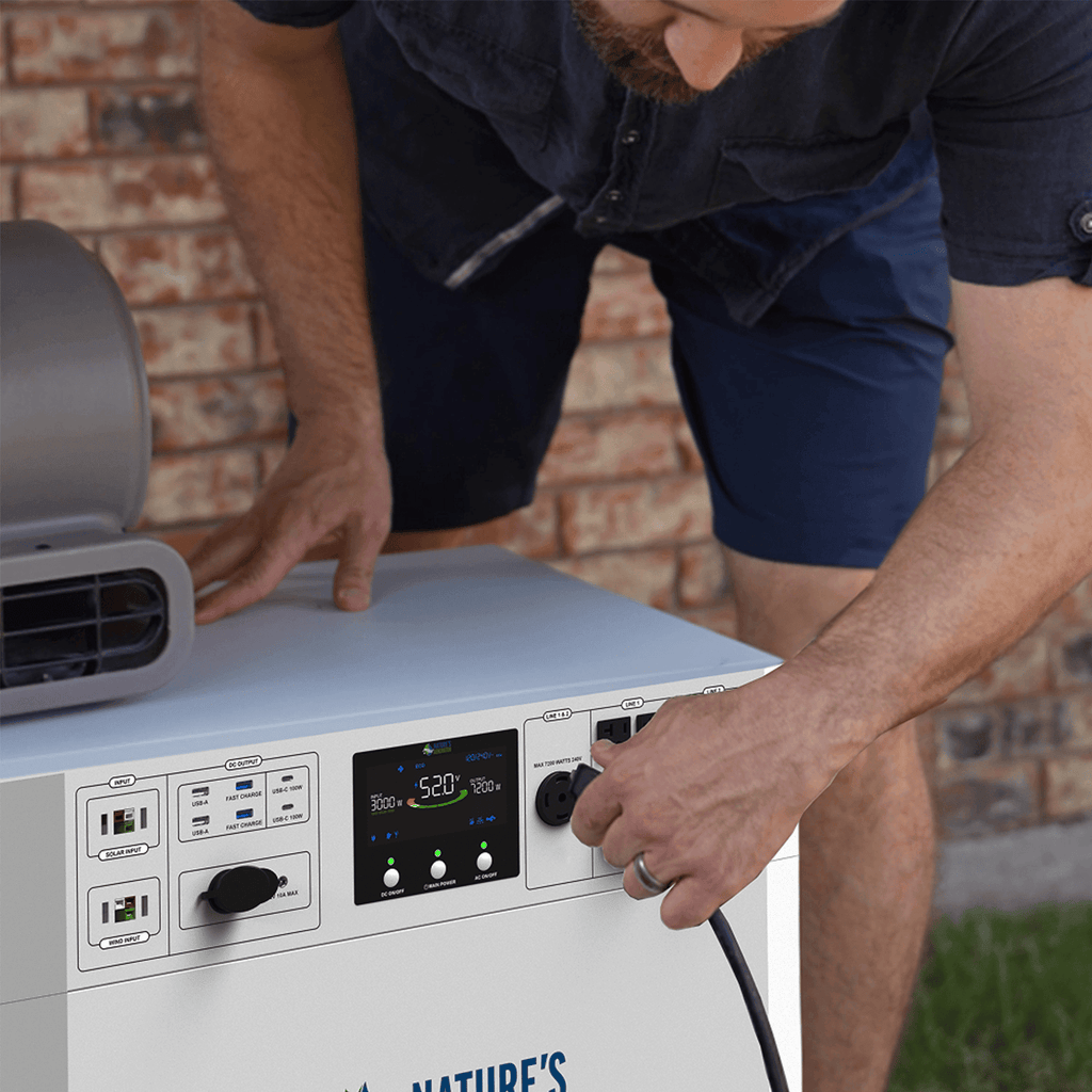 Nature's Generator Powerhouse Gen 2 Whole Home Solar Generator | 7200W Expandable Solar Backup System
