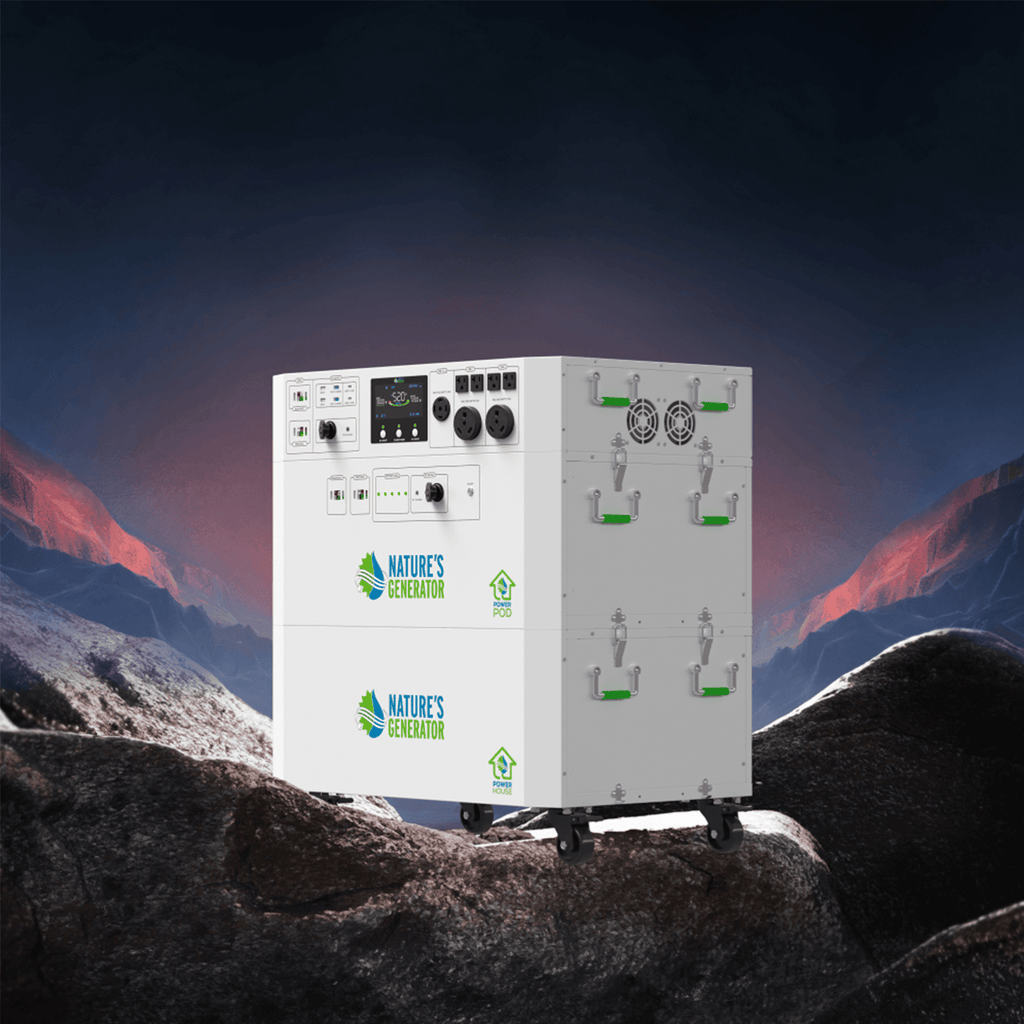 Nature's Generator Powerhouse Gen 2 Whole Home Generator | 7200W Portable Power Station