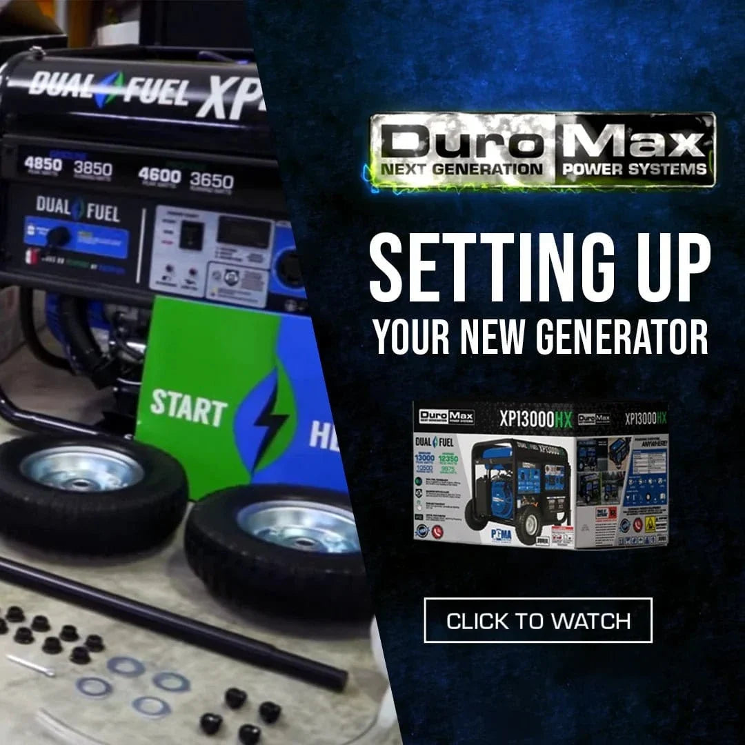 Duromax 5,500 Watt Dual Fuel Portable HX Generator w/ CO Alert