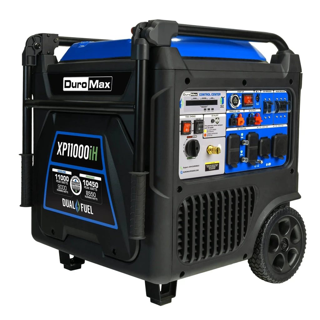 Duromax 11,000 Watt Portable Dual Fuel Inverter Generator w/ CO Alert