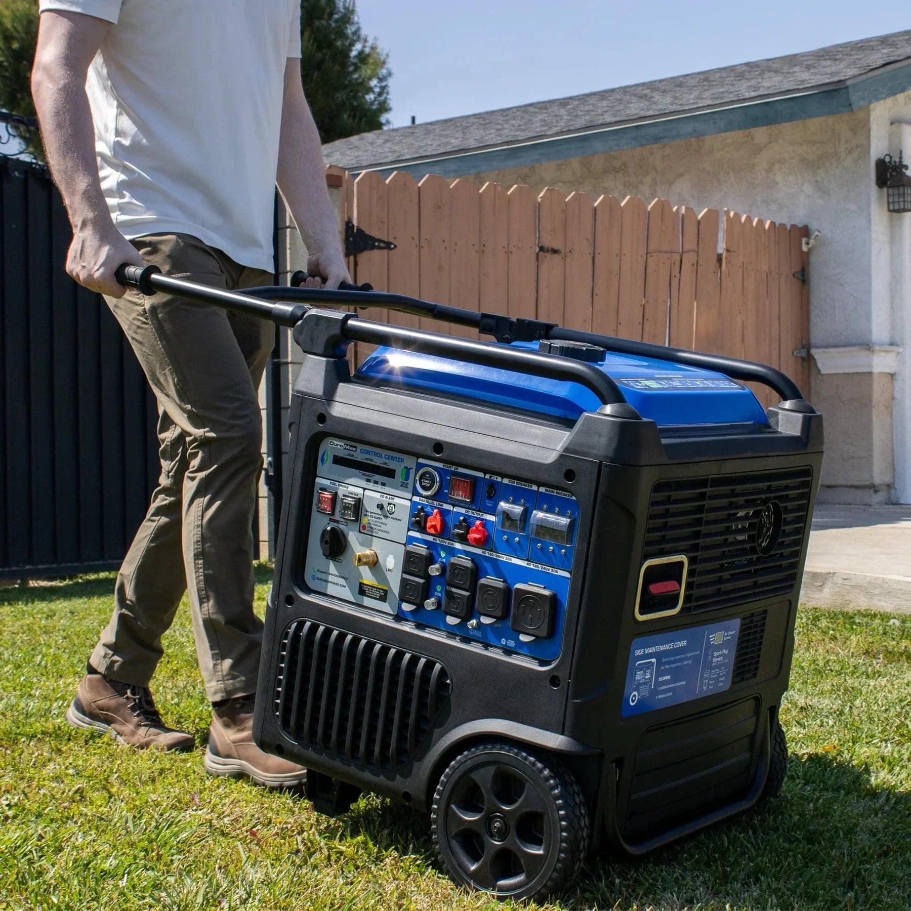 Duromax 11,000 Watt Portable Dual Fuel Inverter Generator w/ CO Alert