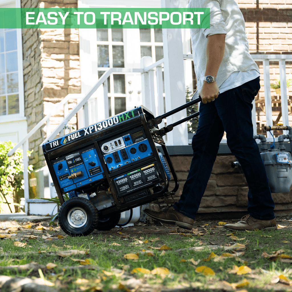 Duromax XP13000HXT 13,000 Watt Tri Fuel Generator w/ CO Alert
